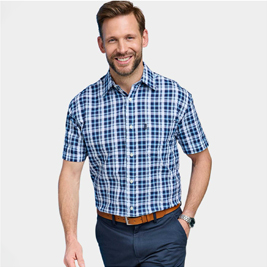 Champion Short Sleeve Seersucker Shirt - MF694